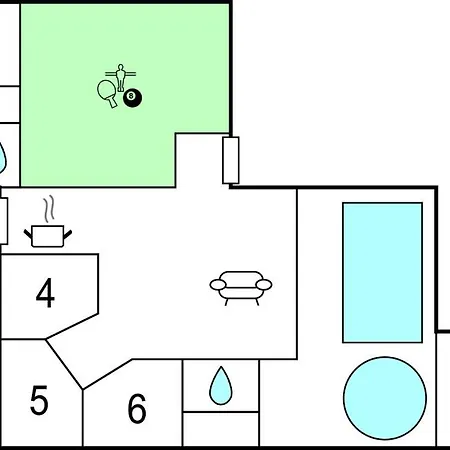Hébergement de vacances Awesome In With Wifi Ebeltoft